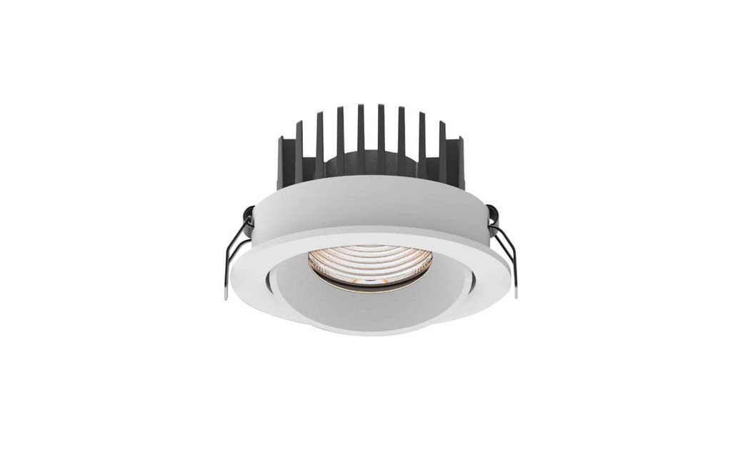 MAXLight H0094 4000K Oprawa Wpustowa Cyklop Biała IP65