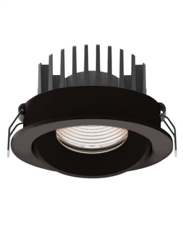 Maxlight Cyclop Black 4000K IP65 H0095 4000K recessed luminaire.