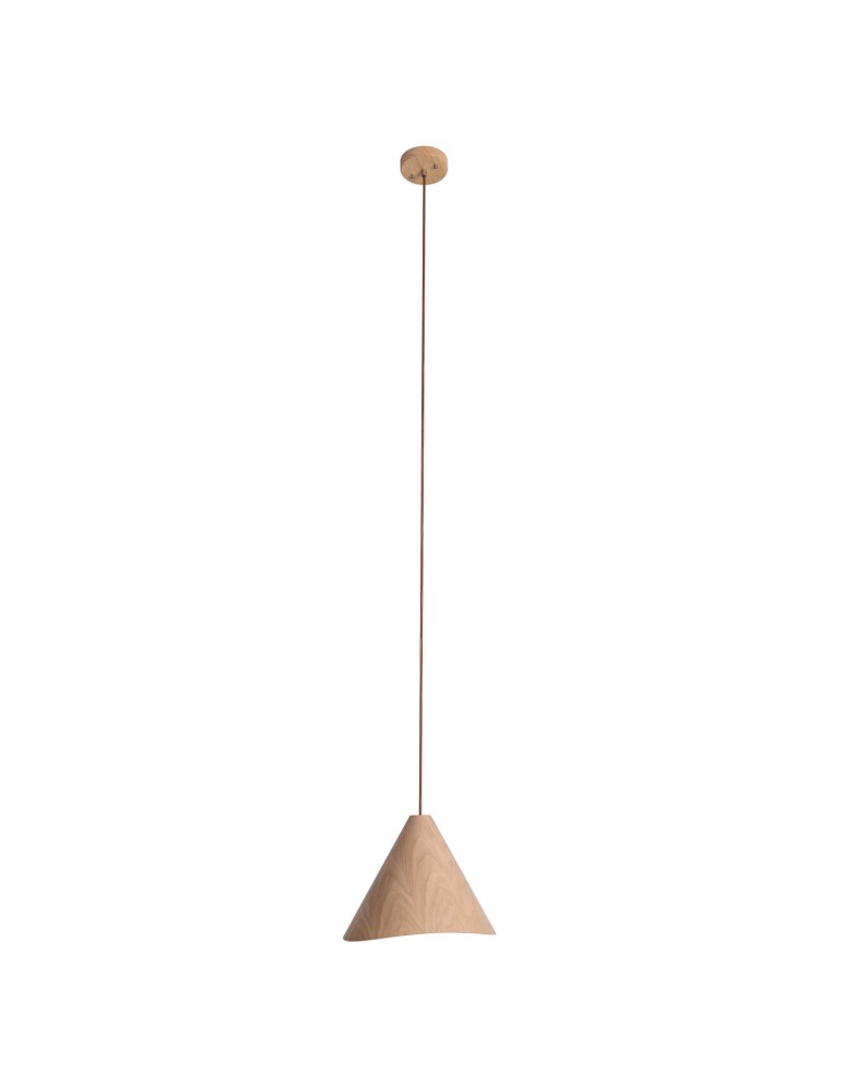 Single pendant lamps - Maxlight Sakura Oak Wood Pendant Lamp P0547. - product kolory-swiatla.pl 1
