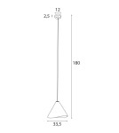 Single pendant lamps - Maxlight Sakura Oak Wood Pendant Lamp P0547. - product 3