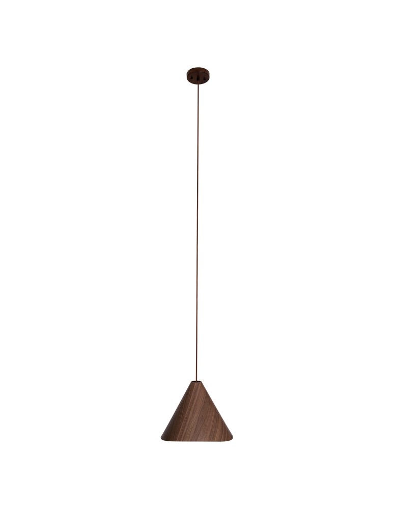 Single pendant lamps - Maxlight Sakura Darkwalnut Wood Pendant Lamp P0548. - product kolory-swiatla.pl 1