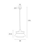 Pendant lamps - Maxlight Kyoto Pendant Lamp P0549 - product 2