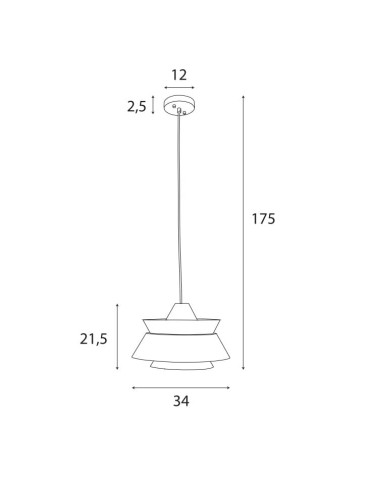 MAXLight P0549 Lampa Wisząca Kioto - produkt 2