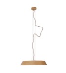 Pendant lamps - Maxlight Tamago Oak Wood Pendant Lamp P0550. - product 1