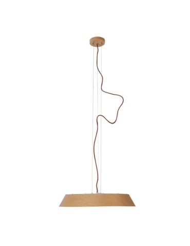 Maxlight Tamago Oak Wood Pendant Lamp P0550.