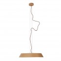 Maxlight Lampa Wisząca Tamago Oak Wood P0550