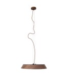 Pendant lamps - Maxlight Tamago Dark Walnut Wood Pendant Lamp P0551 - product 1