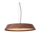Pendant lamps - Maxlight Tamago Dark Walnut Wood Pendant Lamp P0551 - product 2