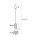 Pendant lamps - Maxlight Bora A Pendant Lamp P0591 - product 3