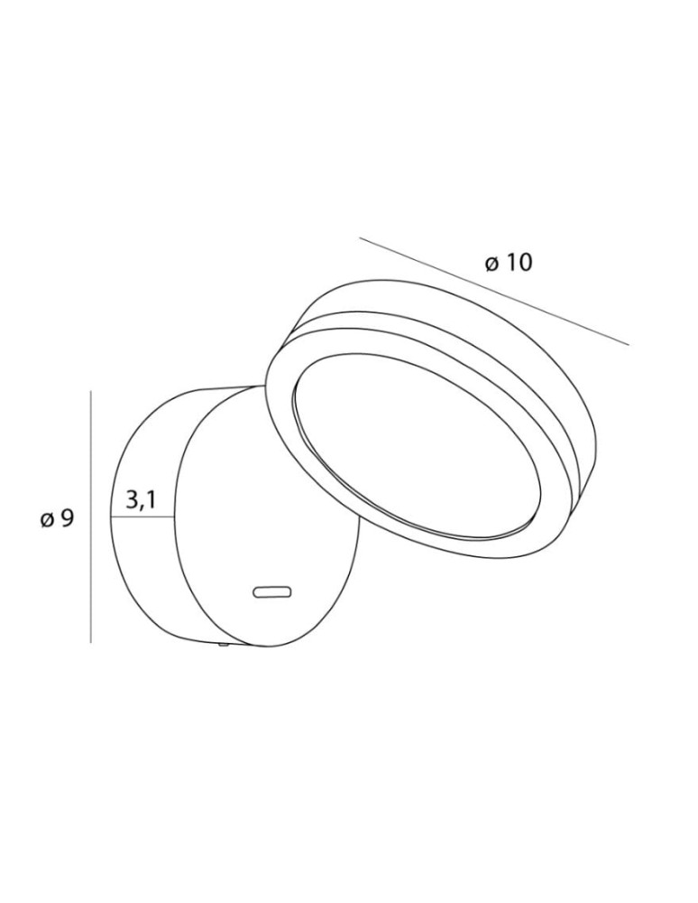 Wall lamps for bedrooms - Maxlight Ibiza wall lamp W0350 - product kolory-swiatla.pl 4