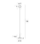 Pendant lamps - Maxlight Ibiza I P0528 Pendant Lamp. - product 3