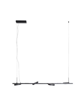MAXLight P0529 Lampa Wisząca Ibiza IV Czarna
