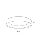 LED ceiling lamps - Maxlight Plafond Tornado 29Cm C0235 - product 3