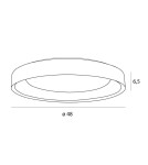 LED ceiling lamps - Maxlight Plafond Tornado 48Cm C0236 - product 3