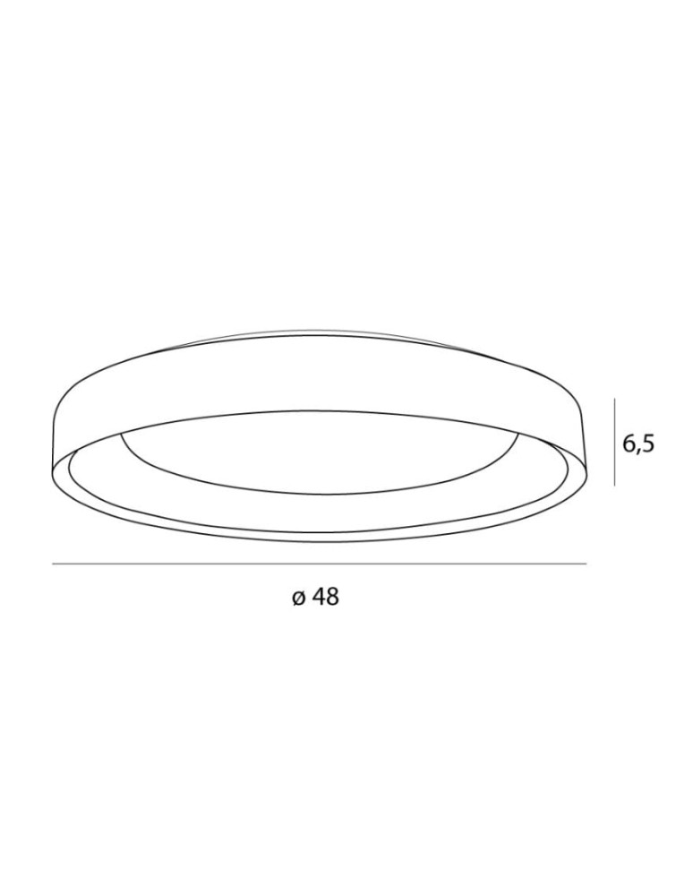 LED ceiling lamps - Maxlight Plafond Tornado 48Cm C0236 - product kolory-swiatla.pl 3