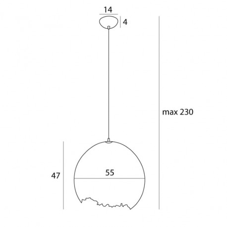 MAXLight P0539 Lampa Wisząca Nest Biała