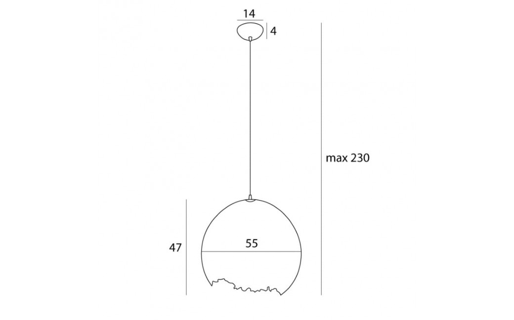 MAXLight P0539 Lampa Wisząca Nest Biała