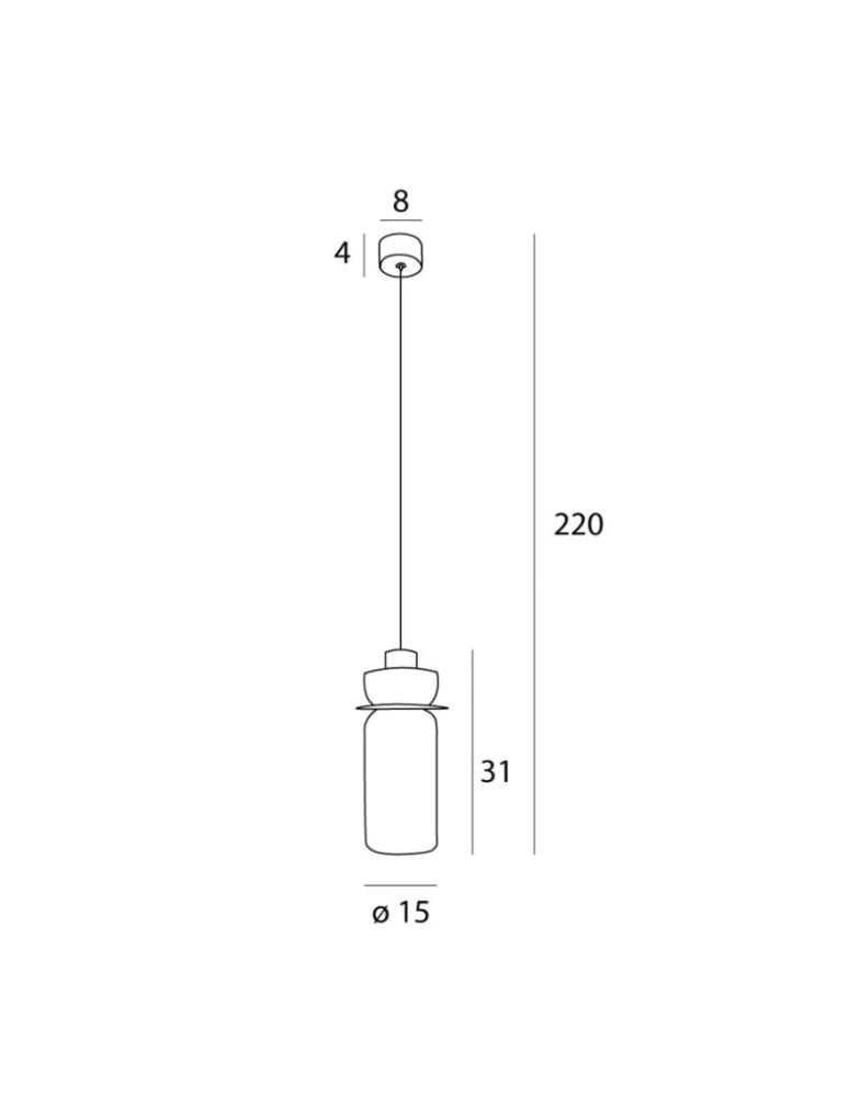 Pendant lamps - Maxlight Signature B Transparent Glass P0531 Pendant Lamp. - product kolory-swiatla.pl 3