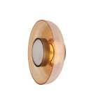 Designer wall lamps - Maxlight Signature wall lamp 22Cm Amber shade W0352 - product 1