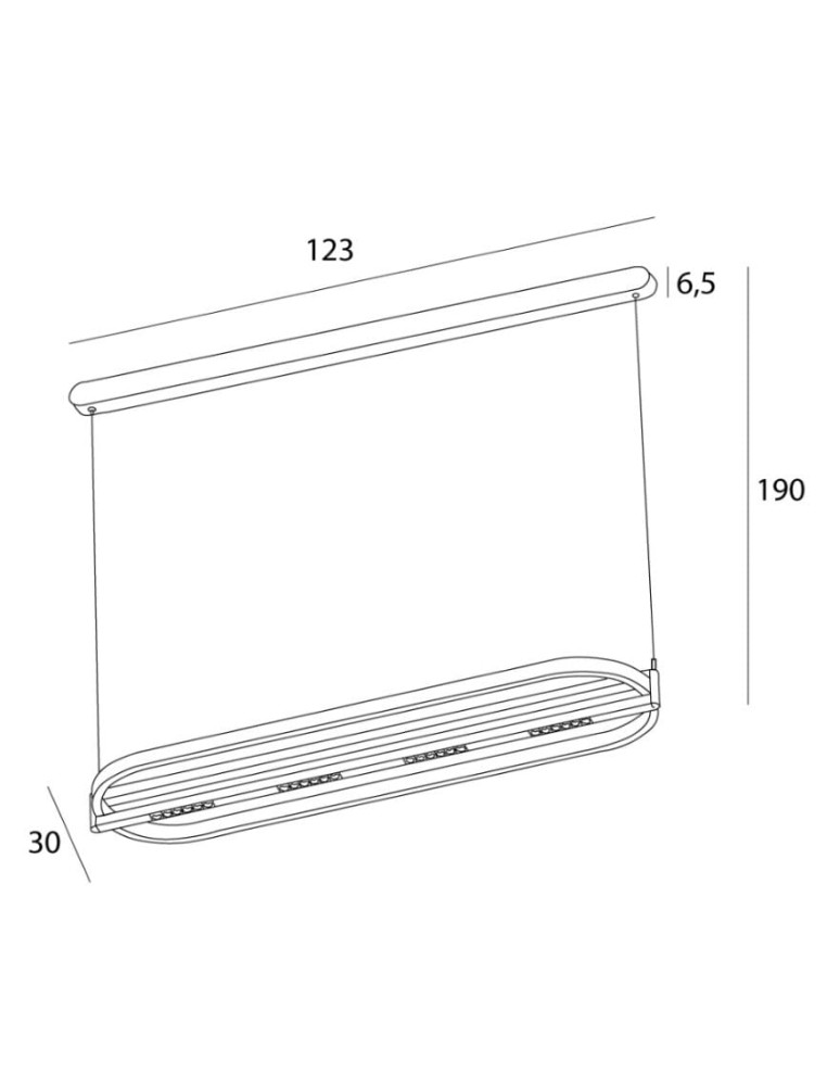 Pendant lamps over the island - Maxlight Singapore Oval Pendant Lamp P0553. - product kolory-swiatla.pl 3