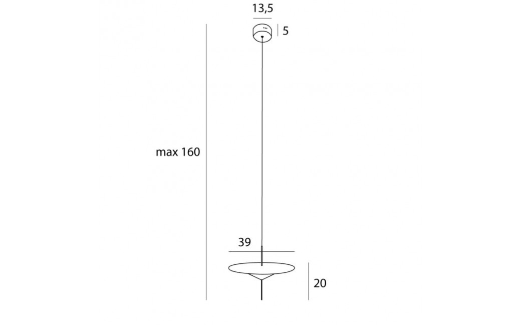 Maxlight Lampa Wisząca Cone II P0555