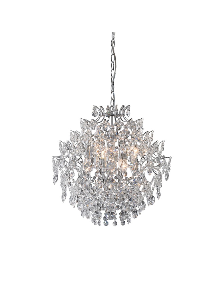 Glamour pendant lamps - Markslojd SOFIERO Pendant 6L Chrome/MC 106544 - product kolory-swiatla.pl 1