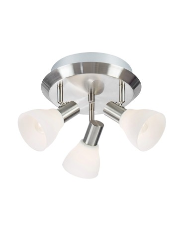 Markslojd VERO Ceiling 3L Steel/Opal 107505