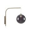 Markslojd DIONE Wall Mount 1L Smoky/Antique Brass 108419