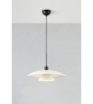 Scandinavian style pendant lamps - Markslojd MILLINGE Pendant 1L Matte White/Black 108430 - product 2