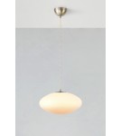 Scandinavian style pendant lamps - Markslojd LOCUS Pendant 1L White/Steel 108437 - product 3