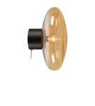 Scandinavian style wall lamps - Markslojd LOCUS Ceiling/Wall lamp 1L Amber/Black 108539 - product 1