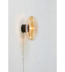 Scandinavian style wall lamps - Markslojd LOCUS Ceiling/Wall lamp 1L Amber/Black 108539 - product 3