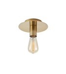 Single ceiling lamps - Markslojd PIATTO Ceiling 1L Dark Brass 108541 - product 1