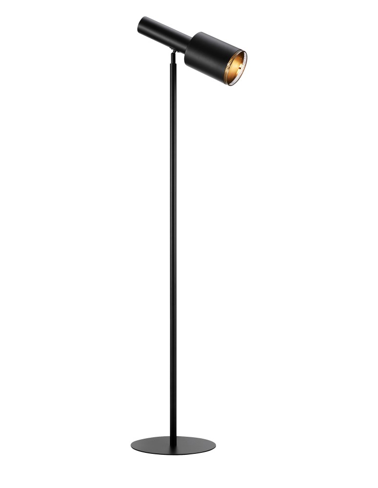 Floor lamps for reading - Markslojd OZZY Floor 1L Black 108542 - product kolory-swiatla.pl 1