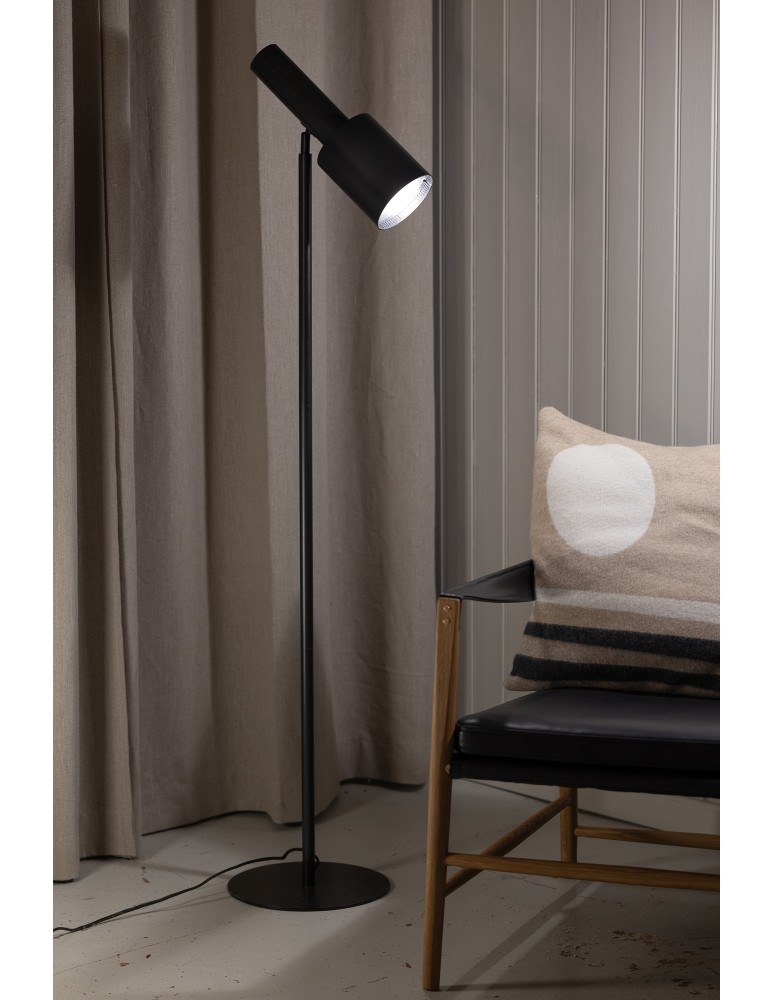 Floor lamps for reading - Markslojd OZZY Floor 1L Black 108542 - product kolory-swiatla.pl 2