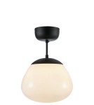 Scandinavian style ceiling lamps - Markslojd RISE Ceiling 1L White/Black 108543 - product 1