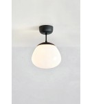 Scandinavian style ceiling lamps - Markslojd RISE Ceiling 1L White/Black 108543 - product 2