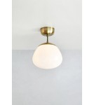 Scandinavian style ceiling lamps - Markslojd RISE Ceiling 1L White/Antique 108544 - product 2