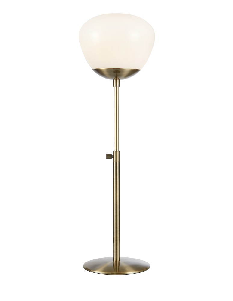 Scandinavian style table lamps - Markslojd RISE Table 1L Antique/White Small 108546 - product kolory-swiatla.pl 1