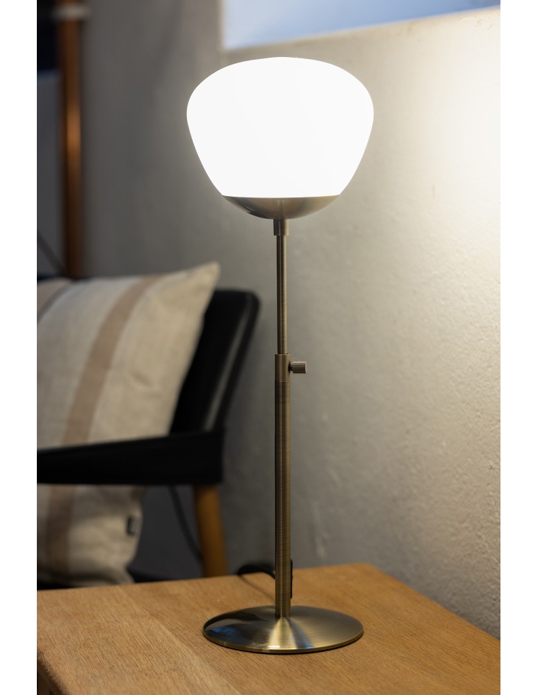 Scandinavian style table lamps - Markslojd RISE Table 1L Antique/White Small 108546 - product kolory-swiatla.pl 2