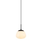 Scandinavian style pendant lamps - Markslojd RISE Pendant 1L White/Black Small 108547 - product 1