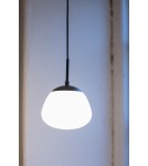 Scandinavian style pendant lamps - Markslojd RISE Pendant 1L White/Black Small 108547 - product 3