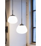 Scandinavian style pendant lamps - Markslojd RISE Pendant 1L White/Black Small 108547 - product 4