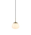 Scandinavian style pendant lamps - Markslojd RISE Pendant 1L White/Antique Small 108548 - product 1