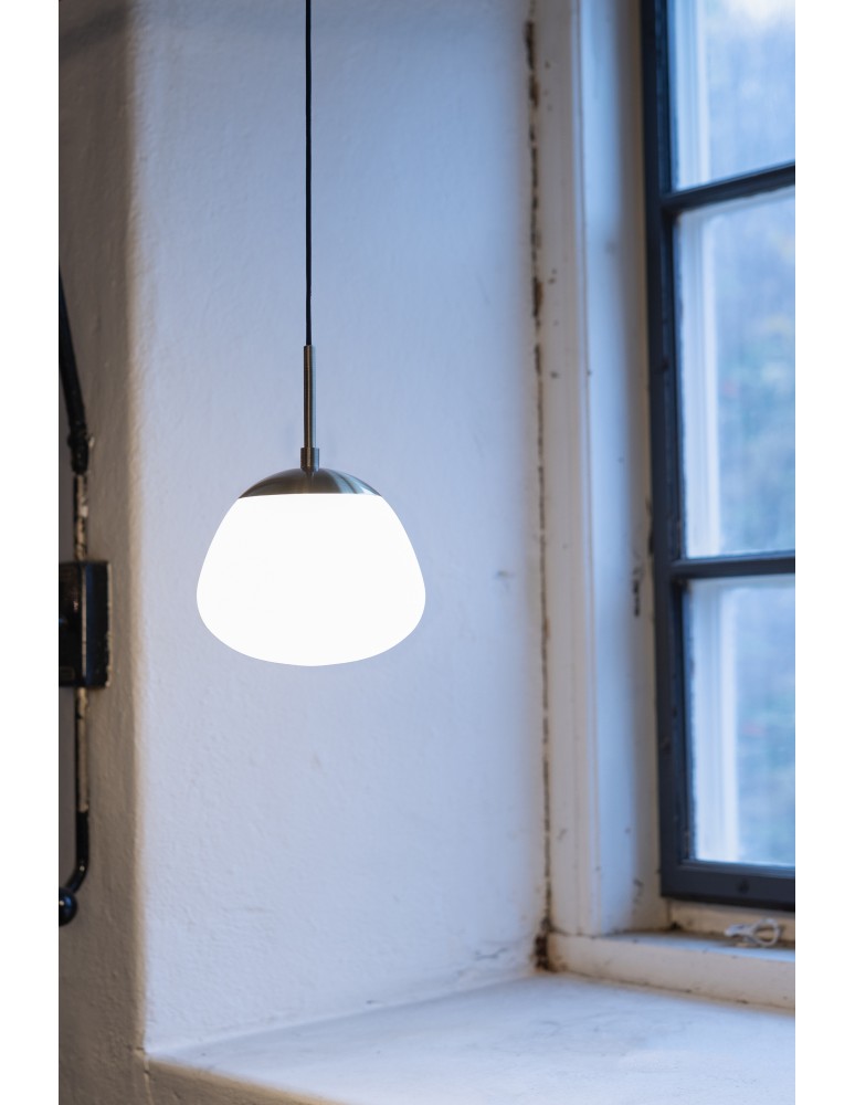 Scandinavian style pendant lamps - Markslojd RISE Pendant 1L White/Antique Small 108548 - product kolory-swiatla.pl 2