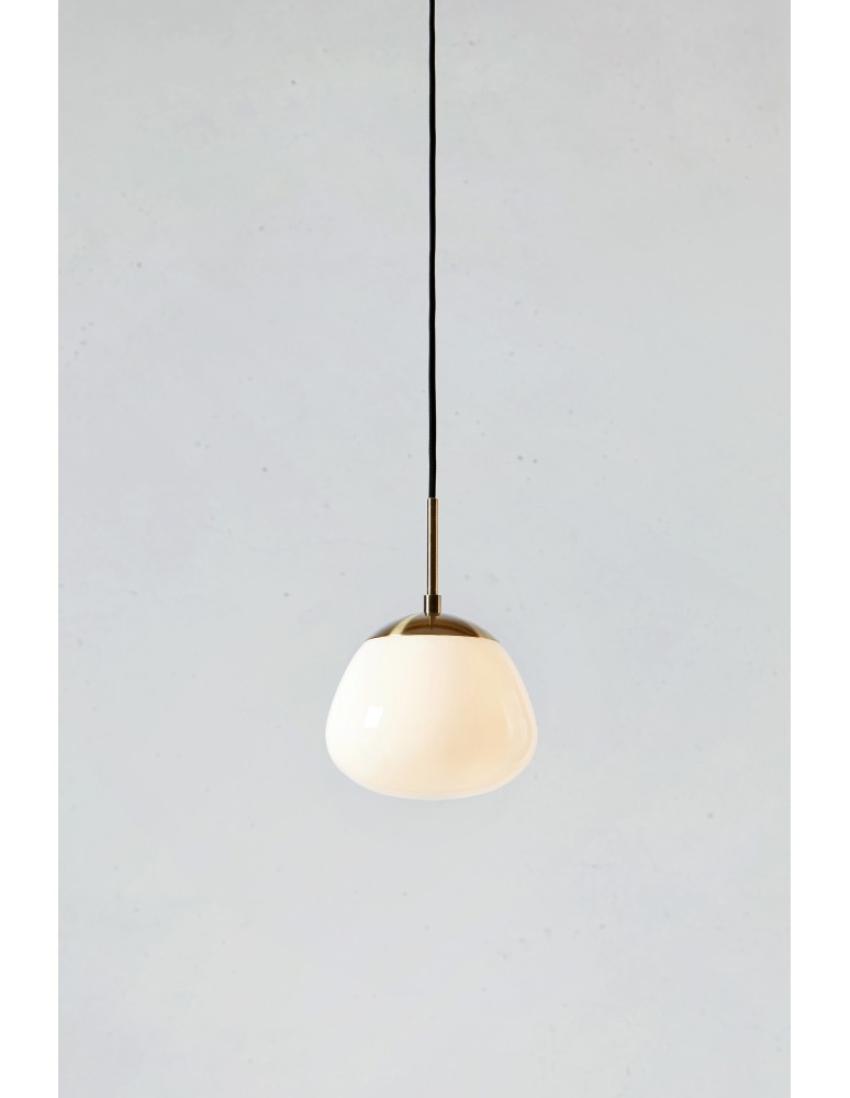 Scandinavian style pendant lamps - Markslojd RISE Pendant 1L White/Antique Small 108548 - product kolory-swiatla.pl 4
