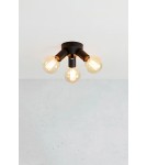 Scandinavian style ceiling lamps - Markslojd MAZZO Ceiling 3L Black 108549 - product 2