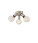 Scandinavian style ceiling lamps - Markslojd MAZZO Ceiling 3L Satin Nickel 108551 - product 1