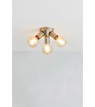 Scandinavian style ceiling lamps - Markslojd MAZZO Ceiling 3L Satin Nickel 108551 - product 2