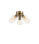 Scandinavian style ceiling lamps - Markslojd MAZZO Ceiling 5L Antique Brass 108553 - product 1